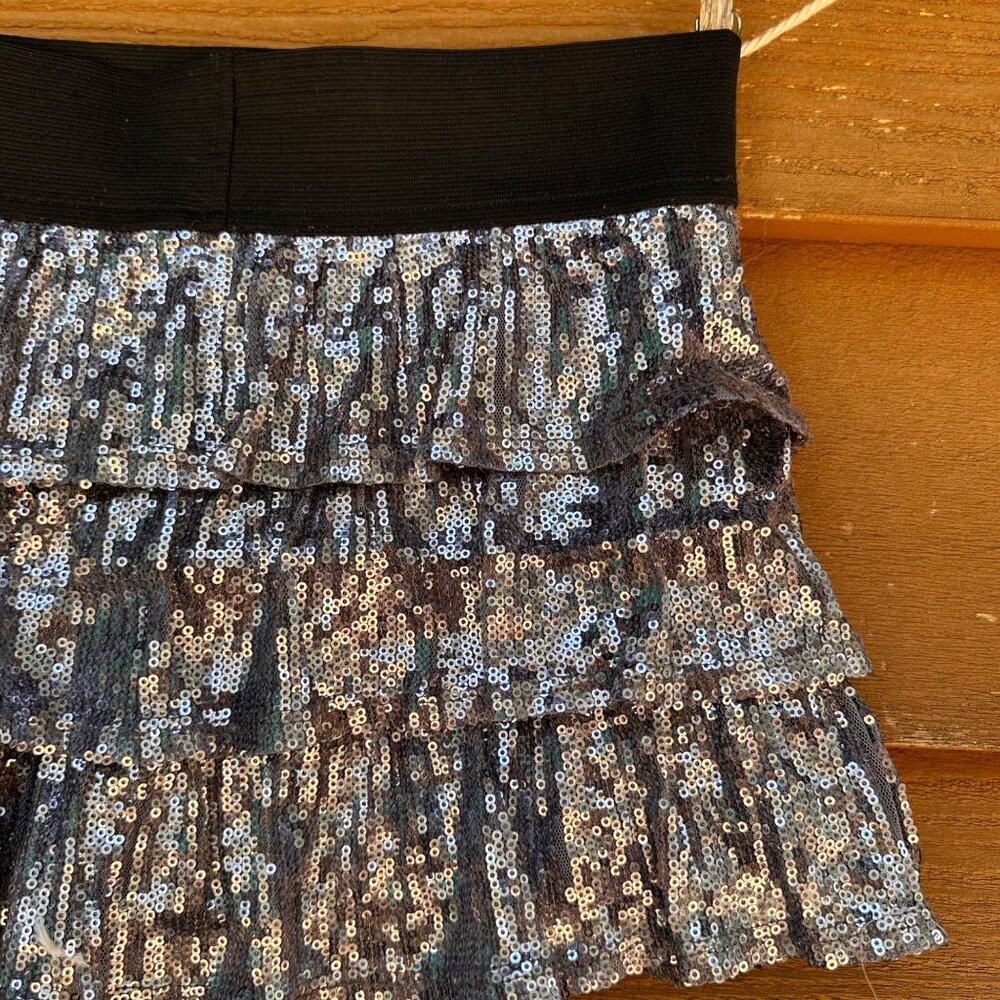 Girls Sequins Ruffle Skirt Size 14a By The Childrens Place - Picture 6 of 7